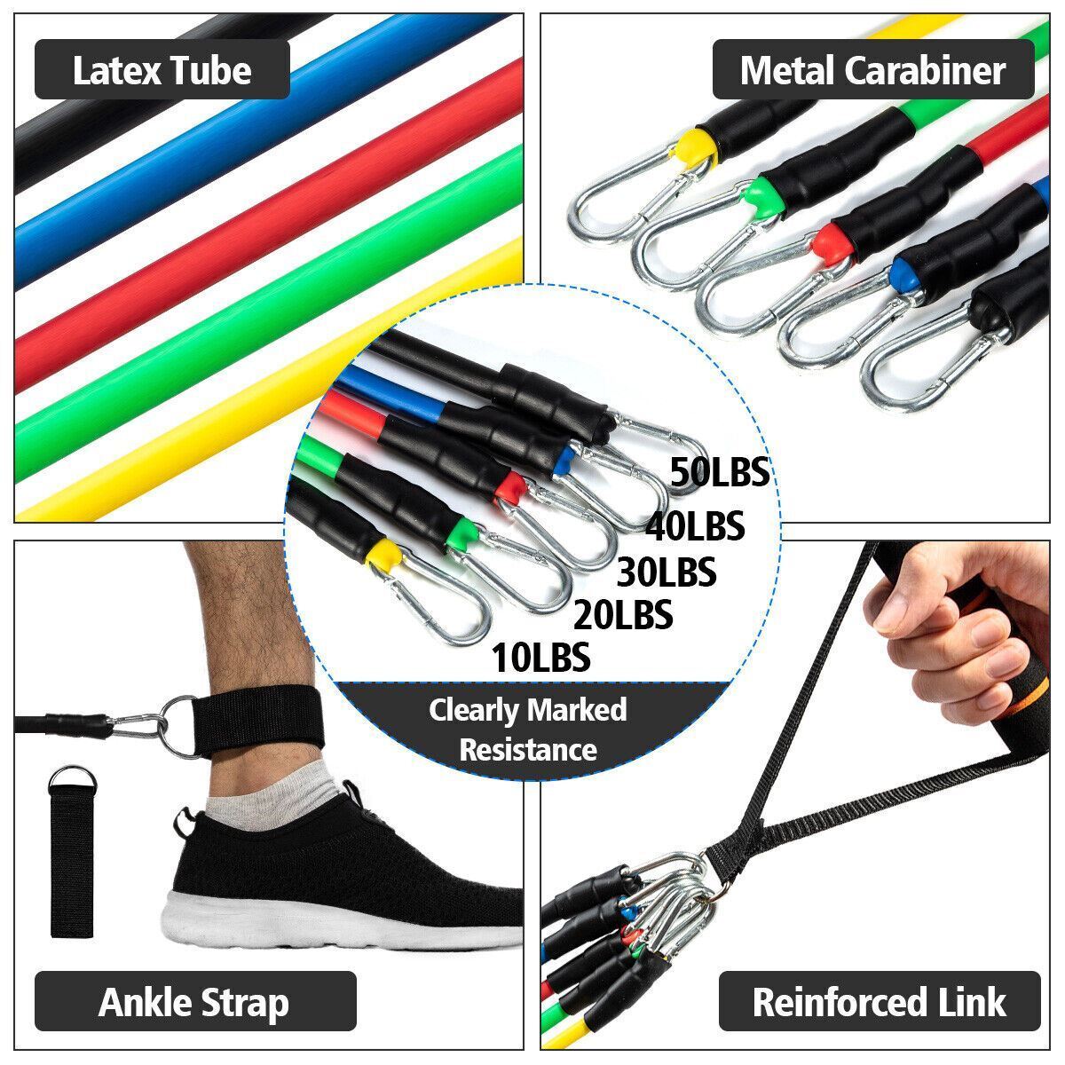 11 PCS Resistance Band